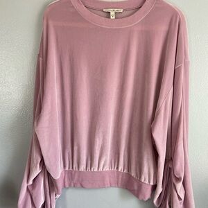 Express‎ Blush Velvet Sweatshirt
